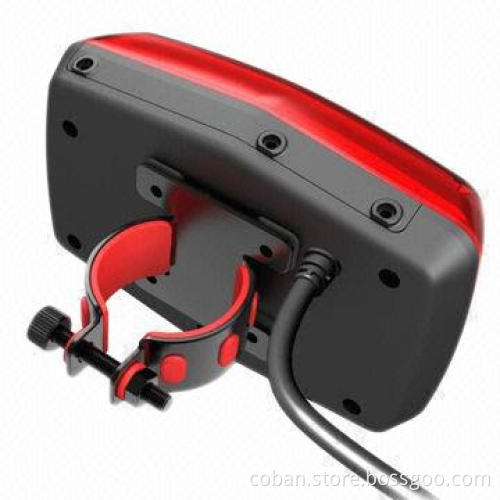 Real-time GPS tracker with low battery and power disconnect alarm